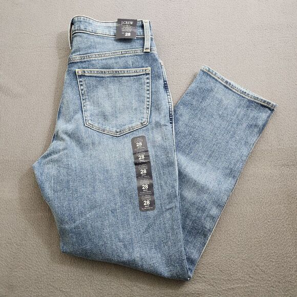 J. Crew Women 28 High Rise Curvy Classic Vintage Straight Leg Jeans NWT - Picture 2 of 15